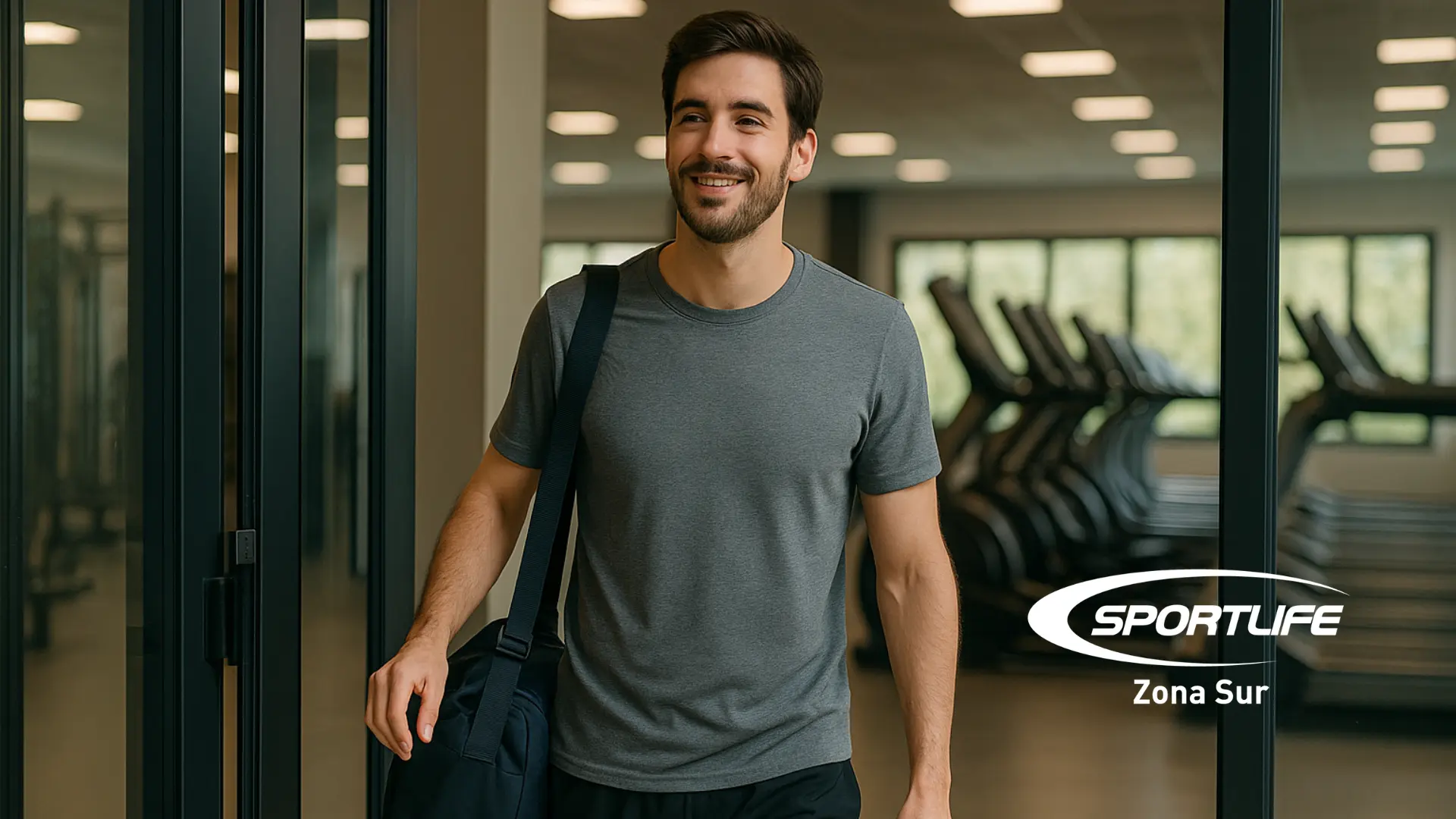 Cliente entrenando en Sportlife con plan de pago recurrente activo